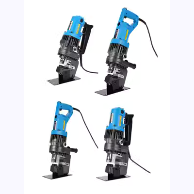 Di động điện thủy lực máy đục lỗ góc kênh sắt thép góc nhỏ dùi thép thép không gỉ mở lỗ quang điện hiện vật máy dập nhôm xingfa máy đột