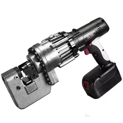 Belton nhỏ cầm tay di động sạc lithium điện thủy lực máy đục lỗ góc sắt góc tấm thép đục lỗ mở đột dập xingfa đột dập xingfa
