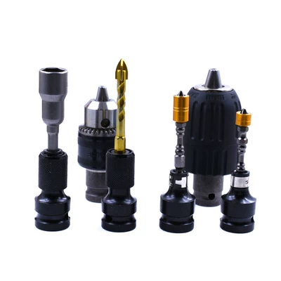 Cờ lê điện đầu chuyển đổi đa năng Đức đặc biệt tự động sửa chữa máy khoan súng điện sạc phụ kiện mô-men xoắn tay áo đầu