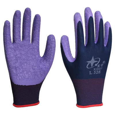 Chính Hãng Xingyu L528 Cao Su Nhập Khẩu Chống Nhăn Chống Trơn Trượt Xây Dựng Ngoài Trời Bảo Hộ Găng Tay Bảo Hộ Lao Động găng tay bảo hộ 3m bao tay chiu nhiet