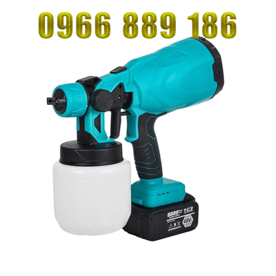 bình phun sơn cầm tay Dayi Điện Súng Phun Sơn Ô Tô Pin Lithium Sạc Súng Phun Sơn Cao Su Sơn Hiện Vật Cao Sương Mù Nhỏ máy phun sơn tự động máy nén khí phun sơn