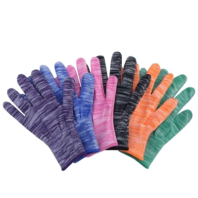 36 đôi găng tay làm việc bằng sợi nylon mỏng sọc mùa hè thoáng khí bảo hộ lao động đàn hồi chống nắng khi lái xe cho nam và nữ găng tay bảo hộ phủ cao su