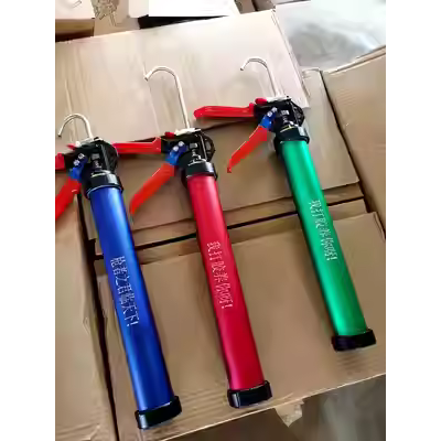 Cấu trúc súng keo thủy tinh 995 súng bắn keo hợp kim nhôm thép không gỉ đa năng tiết kiệm lao động bóp mềm súng bắn keo hai mục đích chống tràn súng keo silicon