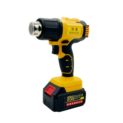 Chuangwu Lithium Electric Hot Air Gun Máy khí nóng không dây Kiểm soát nhiệt độ Súng sấy tóc Phim Súng nướng có thể sạc lại Súng hàn không dây máy khò hàn