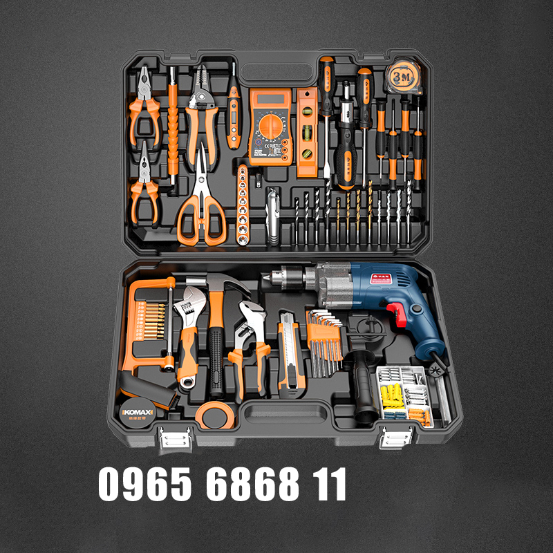 Máy khoan điện nhà Comex dụng cụ điện cầm tay phần cứng thợ điện sửa chữa đặc biệt hộp công cụ đa chức năng chế biến gỗ khoanpin