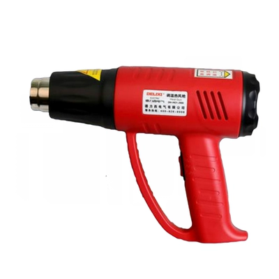 Delixi màn hình hiển thị kỹ thuật số có thể điều chỉnh nhiệt độ súng hơi nóng 1600W/2000W công suất cao súng hàn nhựa co nhiệt phim thổi khô khò quick