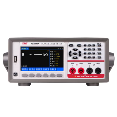 Máy đo điện trở thấp Tyans DC có độ chính xác cao microohmmeter ohmmeter ohmmeter TD2516A/B/C