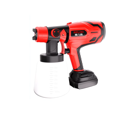 Delixi lithium điện súng phun sơn sơn cao su máy phun sơn một máy phun nồi sơn nguyên tử hóa cao phun nồi súng phun sơn điện máy phun sơn điện
