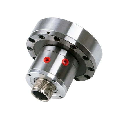 Xi lanh quay rỗng piston đơn và đôi KQ-90/KQ-130 Phụ kiện máy tiện CNC xi lanh kẹp tốc độ cao