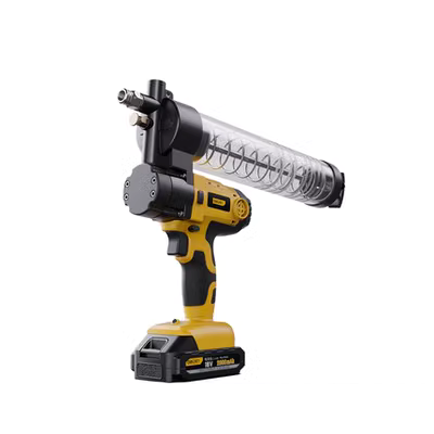 Deli lithium lithium Electric Butter Gun 18V Double Pin 600CC Điện Capylum Anti -Butter Automatic Butter DL472600 máy bơm mỡ bằng điện