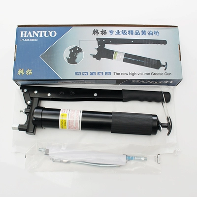 Chính Hãng Hantuo Hướng Dẫn Sử Dụng 600cc Máy Xúc Kỹ Thuật Máy Móc Lõi Lò Xo Tay Cầm Mở Rộng Tiết Kiệm Nhân Công Súng Bắn Mỡ Cao Áp máy bơm mỡ bò bằng pin