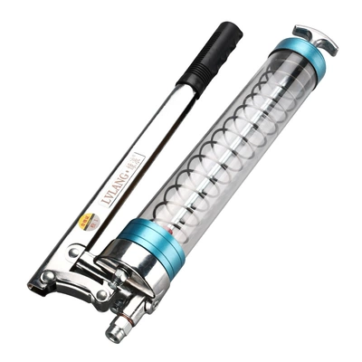 Chất Lượng Cao Bằng Tay Súng Bắn Dầu Máy Xúc Máy Xúc Hạng Nặng Cao Cấp Xe Tự Mồi Oiler Đục Lỗ Dầu máy Trong Suốt súng bơm mỡ khí nén