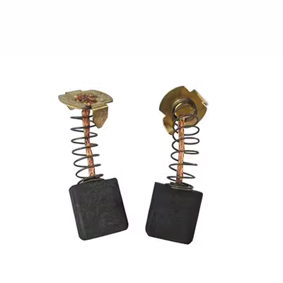 Cưa xích điện Yate bàn chải carbon Cưa xích điện Bojie carbon điện Yate 4376 nắp bàn chải carbon động cơ thẳng shunt động cơ phụ kiện cưa điện