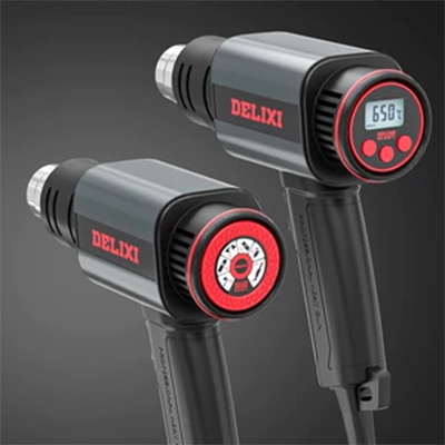 Delixi 877 Màn Hình Hiển Thị Kỹ Thuật Số Súng Bắn Khí Nóng Sửa Chữa Điện Tử Bộ Phim Di Động Sấy Súng Công Nghiệp Co Nhiệt Phim Thổi Súng phụ kiện máy khò nhiệt