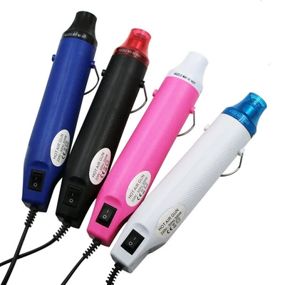 Cầm tay súng hơi nóng, nhỏ gọn 300W màng co nhiệt, không nóng, hộ gia đình 220V bằng tay màng co DIY đất sét mềm định hình máy khò 8032