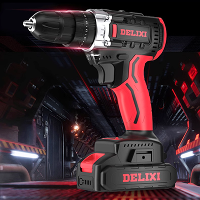 Delixi Không Chổi Than Tác Động Lithium Máy Khoan Điện Sạc Nhỏ Súng Ngắn Máy Khoan Đèn Pin Đa Năng Cho Hộ Gia Đình Điện Tua Vít máy thổi khí mini may thoi khi