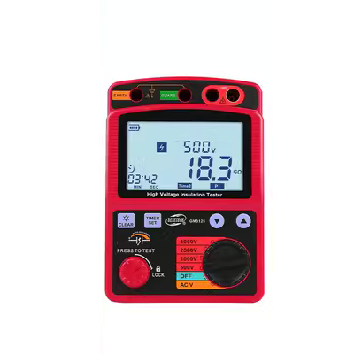 Biaozhi GM3125 Điện Áp Cao Kỹ Thuật Số Megohmmeter Dòng Điện Trở Cách Điện Máy Điện Tử Megohmmeter Thợ Điện Máy Đo Điện Trở