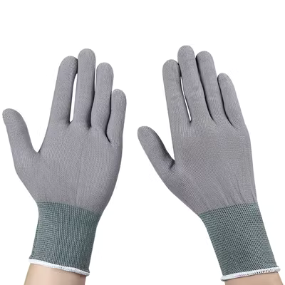 36 đôi găng tay làm việc sợi nylon mỏng màu xám thoáng khí bảo hộ lao động đàn hồi chống nắng khi lái xe cho nam và nữ bao tay cách nhiệt