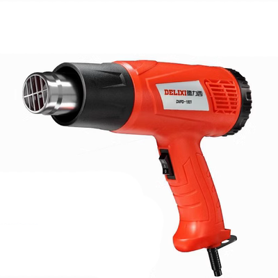 Delixi súng bắn hơi nóng nhỏ không khí nóng máy nướng súng công suất cao co nhiệt phim máy sấy tóc điện tử bằng tay bộ phim sửa chữa máy khò makita