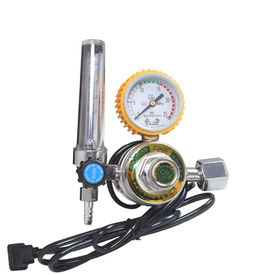 Đồng hồ đo khí CO2 van giảm áp có sưởi 36v 110v 220v cuộn dây hàn mig không dùng khí cuộn dây hàn mig