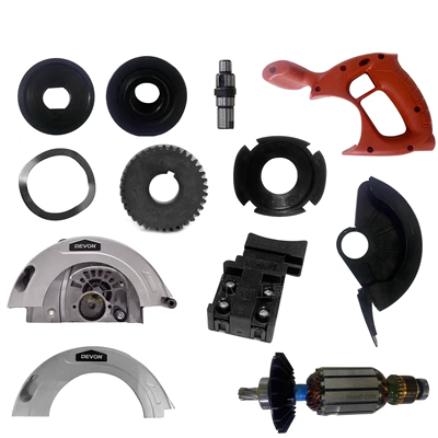 Dayou 3217 Điện Cưa Ốp Lưng Công Tắc Tay Cầm Hộp Số Đầu Nhôm Phụ Kiện Vỏ Bàn Chải Carbon Nòng Nắp Xoay Stator