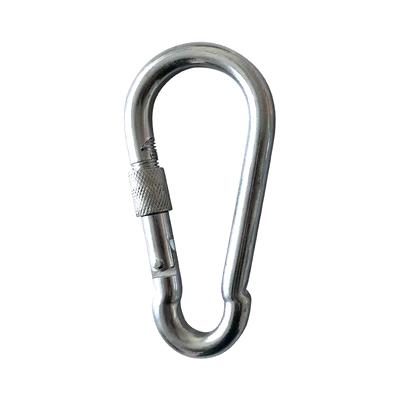 Lept Palăng Carabiner chịu lực móc an toàn khóa móc vòng khóa an toàn chó xích khóa bảo hiểm khóa lò xo dây bảo vệ ban công