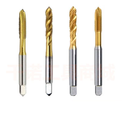 Nhập khẩu TITANIUM -TITANIUS Cobalt Taper Ultra -hard Spiral Apex Lớp phủ thép không gỉ Tấn công M2M2.5M2.6M3M4M5M6 mũi rút lõi bê tông