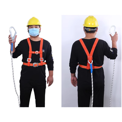 dây bảo hộ leo cây Đai an toàn làm việc trên cao 5 điểm tiêu chuẩn quốc gia chống mài mòn đai an toàn chống rơi móc đôi toàn thân phù hợp với xà cạp dài nửa người dây bảo hộ đai bảo hộ điện lực