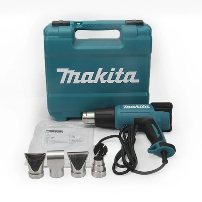 Máy thổi khí nóng Makita HG6530VK màn hình hiển thị kỹ thuật số có thể điều chỉnh nhiệt độ phim nướng súng nhiệt co súng làm nóng súng sấy công nghiệp máy thổi khí nóng bào gỗ mini máy bào cuốn